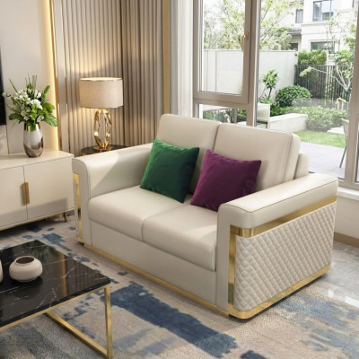 Canapé Couchage Polster 2-Plätzer Canapéen Couchen Sëtz Dekor Garnitur Design Club