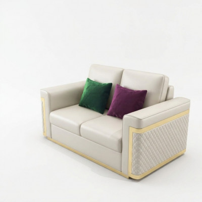 Canapé Couchage Polster 2-Plätzer Canapéen Couchen Sëtz Dekor Garnitur Design Club