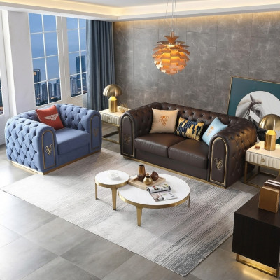 Sofa Garnitur 3+1 Sëtzer Klassesch Wunnlandschaft Sofa Couchen Sofasen Polster