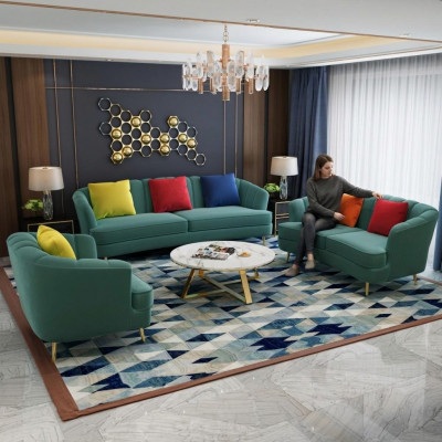 Komplett Set Canapé Garnitur 3+2+1 Sëtz Design Sofa Canapé Wunnlandschaft