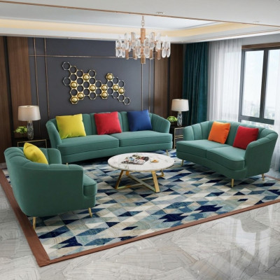 Komplett Set Canapé Garnitur 3+2+1 Sëtz Design Sofa Canapé Wunnlandschaft