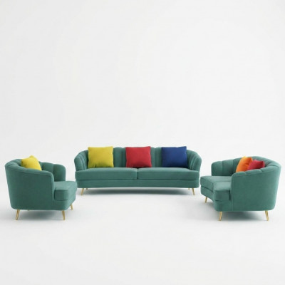Soffagarnitur 3+2 Setzer Garnitur Couch Polster Sofa Garnituren Design