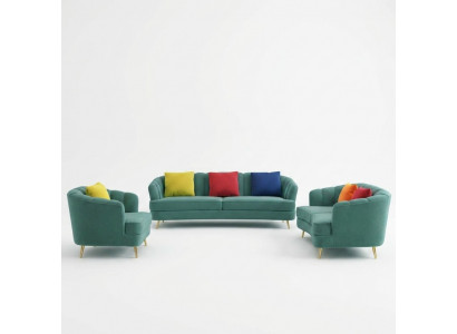 Soffagarnitur 3+2 Setzer Garnitur Couch Polster Sofa Garnituren Design