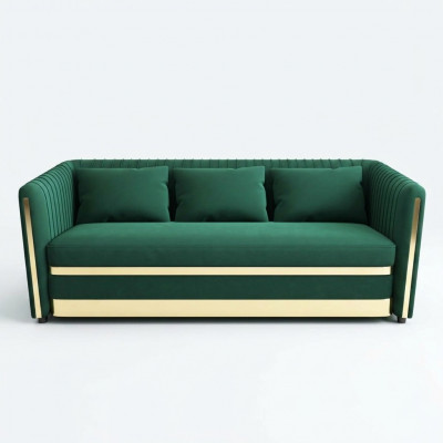Dräi-Sëtzer Canapé Polster Design Sofa Sëtz 3er Sofas Zëmmer Miwwelen Modern
