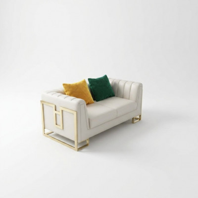 Design Zweisitzer Canapéen Sofa Polstermöbel Modern Canapéen Dekor Sofa 2 Sètzer