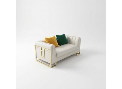 Design Zweisitzer Canapéen Sofa Polstermöbel Modern Canapéen Dekor Sofa 2 Sètzer