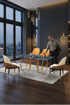 Iessdësch Dësch Grupp Iesszëmmer Dëscher Wunnzëmmer Holz Garnitur Design