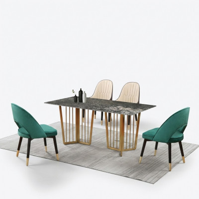 Designer Iessdësch Dësch Iesszëmmer Wunnzëmmer Design Dëscher 180x90cm