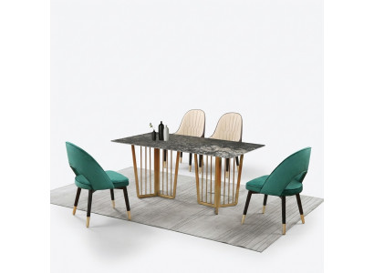 Designer Iessdësch Dësch Iesszëmmer Wunnzëmmer Design Dëscher 180x90cm