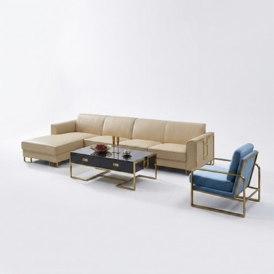 Design Polster Canapé Wunnlandschaft Eckcanapé Polster Sëtz Garnitur Canapé L-Form