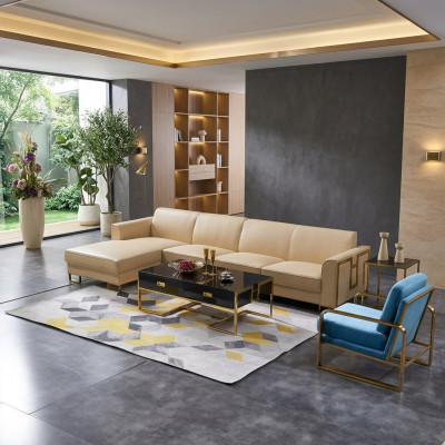 Wunnlandschaft L Form Ecksofa Canapé Design Polster Garnitur Canapé Eck