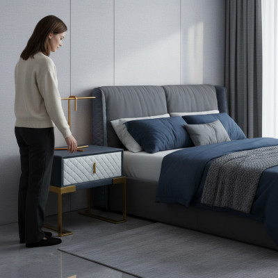 Design Nuecht Konsolendësch Kommode Schaf Konsolendëscher Schlofkummer
