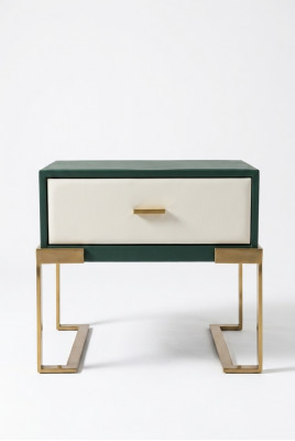 Design Nuetsdësch Konsol Dekor Metall Glanz Dëscher Konsolen Schlofzëmmer