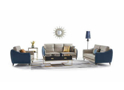 Sofa Sazgrupp 3+1 Sëtz Set Design Deko Sofas Polster Couchen Relax Lieder