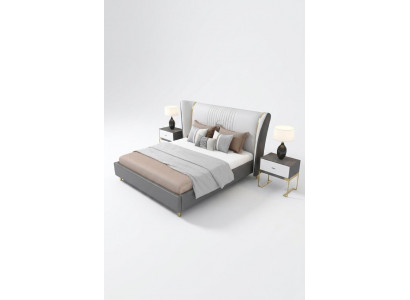 Luxus Schlofkummer Bett Nuetsdësch Kommode 3 Stéck Set Design Better