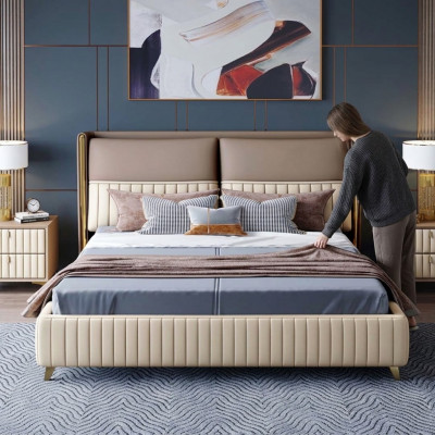 Doppelbett Bett Ehebett Design Luxus Better Modern Stil nei 180x200cm!