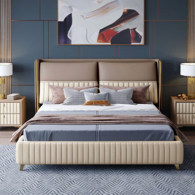 Doppelbett Bett Ehebett Design Luxus Better Modern Stil nei 180x200cm!