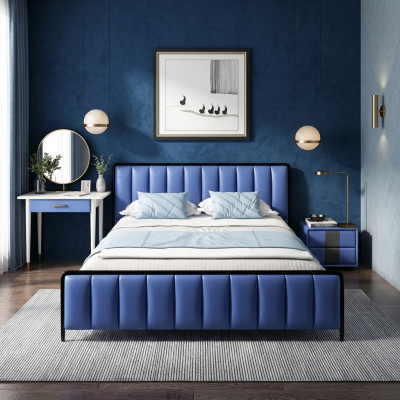 Design Duebelbett Liederbett Better Bett Lieder Schlofschlofzëmmer Polster Bestietnes 180x200