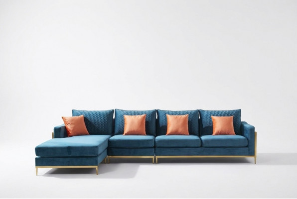 Wunnlandschaft Eckcouch L-Form Fotell Dekoset Garnitur Modern Sofa Lieder NEI