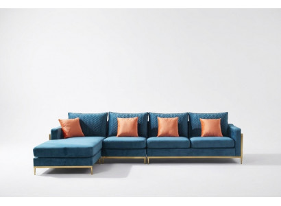 Wunnlandschaft Eckcouch L-Form Fotell Dekoset Garnitur Modern Sofa Lieder NEI