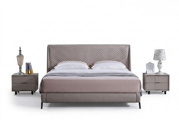 Komplett Schlofkummer Set Bett 2x Nopediesch 3 Stéck Sätz Designer Luxus