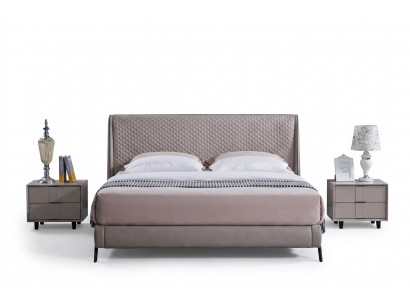 Komplett Schlofkummer Set Bett 2x Nopediesch 3 Stéck Sätz Designer Luxus