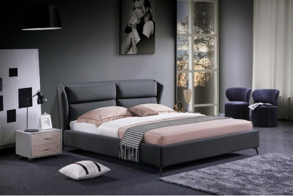 Design Bett Schlofkummer Luxus Better Textil Hotel Polster 180x200cm Stoff Miwwelen