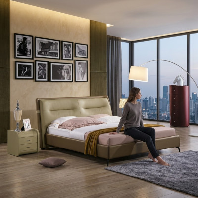 Duebelbett Schlofkummer Better Luxus Miwwelen Duebel Bett Hotel Ariichtung brong