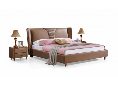 Bett Stoff 2x Nuetsdësch 3-teil. Schlofzëmmer Set Miwwelen Modern Luxus Better