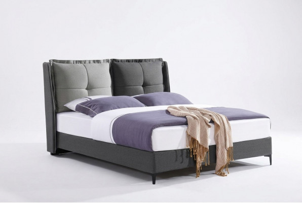 Bett Këssen Design. Luxus Duebel Hotel Better Koppel Schlof Zëmmer Lieder