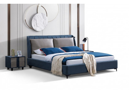 Luxus Holzbett Duebelbett Bettdesign Polsterschlofzëmmer 180x200 Nei