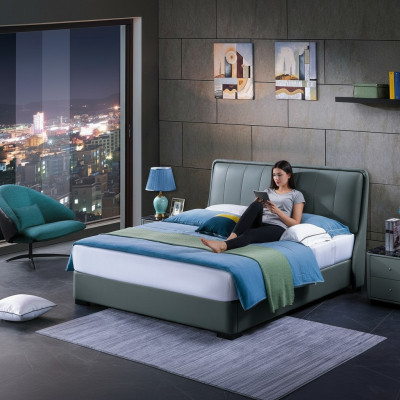 Design-Duebbelbett Liederbett Better Bett Lieder Polster Schlofzëmmer Bestietnes. 180x200