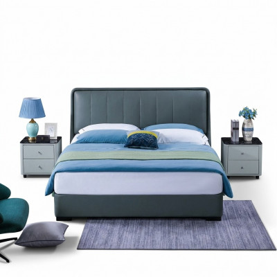 Design-Duebbelbett Liederbett Better Bett Lieder Polster Schlofzëmmer Bestietnes. 180x200