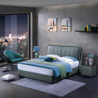 Luxus Schlofkummer Miwwelen Bett 2x Nuetsdësch Set Better Hotel Miwwelen 3tlg. Neit