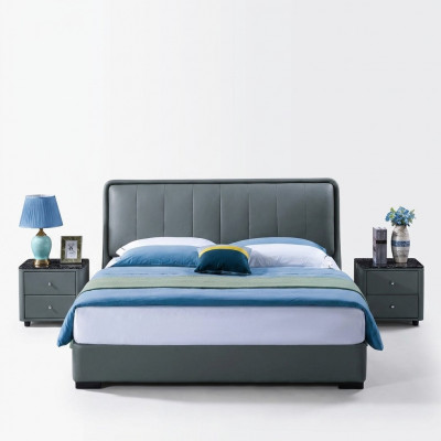 Luxus Schlofkummer Miwwelen Bett 2x Nuetsdësch Set Better Hotel Miwwelen 3tlg. Neit