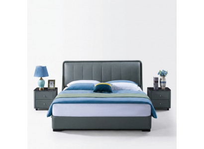 Luxus Schlofkummer Miwwelen Bett 2x Nuetsdësch Set Better Hotel Miwwelen 3tlg. Neit