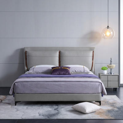 Holzbett Bett Duebelbett Luxus Miwwelen Schlofzëmmer Hotel 180x200cm Better Lieder