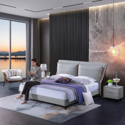Luxus Schlofkummer Bett Nuetsdësch 3 Stéck Set Design Better Beistelltëscher Nei