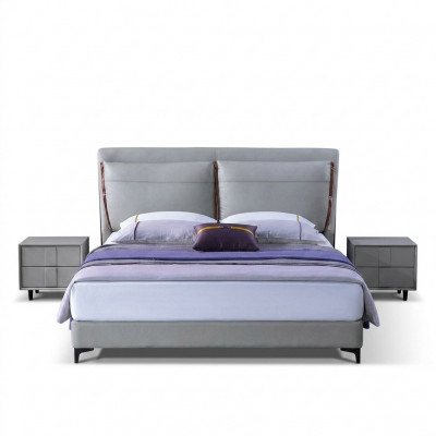 Luxus Schlofkummer Bett Nuetsdësch 3 Stéck Set Design Better Beistelltëscher Nei