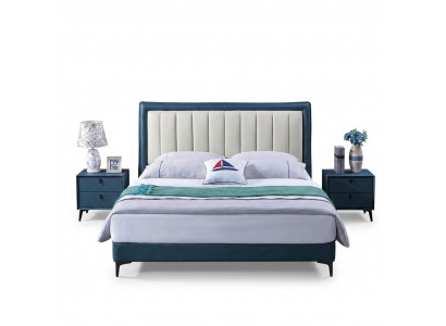 Schlofzëmmer Grupp Bett Luxus Miwwelen Better Nuetsdëscher 3-deleg Set