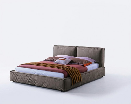 Design-Schlofkummerbett Luxus Holzbetter Duebelbett Ehe Polster Miwwelen 180x200cm