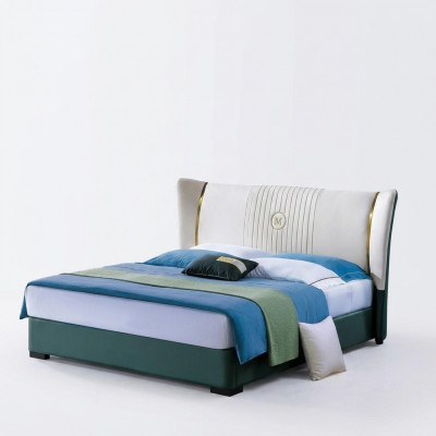 Holz Design Bett Luxus Duebel Ehe Hotel Modern Gestall Schlofzëmmer