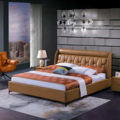 Design Schlofkummer Bett Holz Luxus Better Duebel Koppel Polster Miwwelen 180x200cm