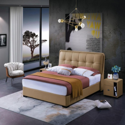 Klassesch Schlofzëmmer Bett Wäiss Textil Better Lieder Polster Duebel 180x200cm