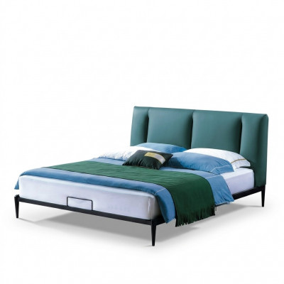 Gréngt Design Duebel Luxus Bett Ehe Modern Hotel Gestell Schlof