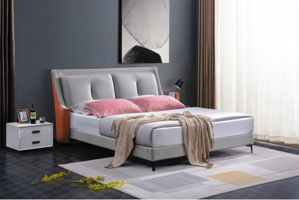 Klassesch Bett Duebelbett Better Holz Gri Stil Echt Holz Schlofzëmmer Neien