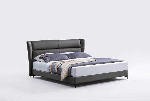 Luxusbett Liederbett Gepolstert Bettkëscht Duebel Schlofzëmmer Eebett Better