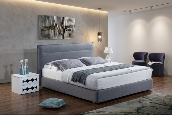 Luxus Boxspringbett Stof Hotel Blo Biedem Schlofkummer Miwwelen Design Duebel.