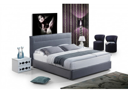 Luxus Boxspringbett Stof Hotel Blo Biedem Schlofkummer Miwwelen Design Duebel.