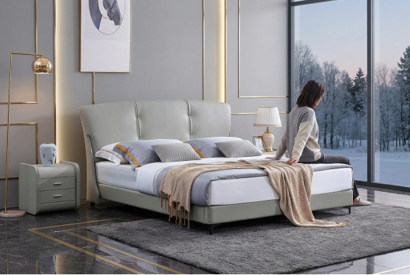 Duebelbett Schlofzëmmer Hotel Bestiet Luxus Bett 2x Nuetsschaf 3tlg Set Better Nei